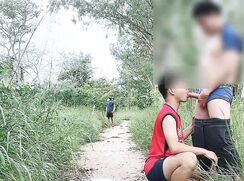 blowjob in the cruising area boys porn