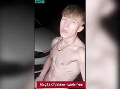 Aiden wanking Cute porn boy showing his wanks