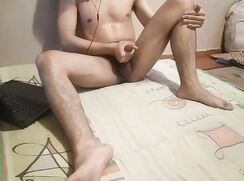 [ABX][2][013] - Here's how a student jerks off his 19 cm dick and cum cum