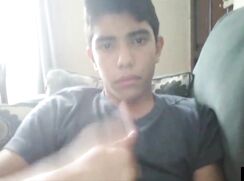 [ABX][2][049] - Cute teen plays cock on the couch