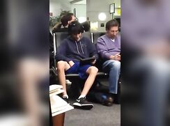 What is he watching? DM123