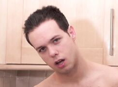 scally in the kitchen jock porn boy