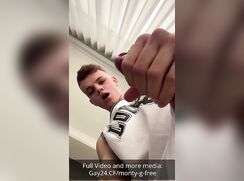 I came back from basketball and immediately jerk off