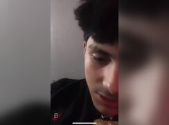 yofavace jerking / slapping the tip on tiktok live 11/23/22