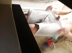 Spying on my cousin twinks porn