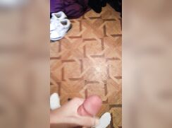 Cute latino teen cums for online "girl"