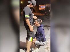 late night parking lot blowjob