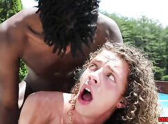 poolside outside couple porn sex show cam hot