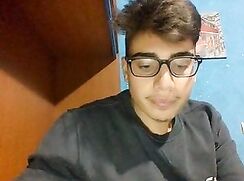 Italian twink with glasses