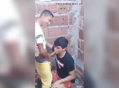 Latino bj in alley