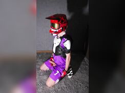 [ABX][2][446] - Guy in football uniform masturbates wearing MXHELMET