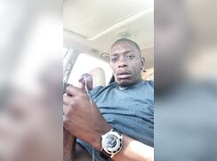 Nice cumshot from a black dick