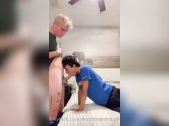 Smooth Twink Getting Nut Sucked Off by a Friend Boys Porn