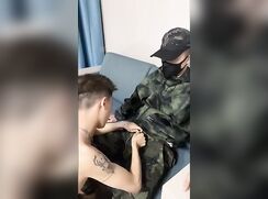 Let's Cam A Chinese Army Boy Flip Gay Porn