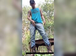 {OF} Redneck Joey Robertson Kums in the Kountry