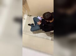 the guy was caught jerking off in the toilet