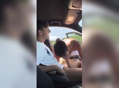 Two Twinks Jerk, Suck and Cum in Car 211