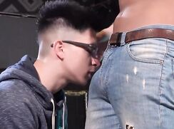 Nerdy Leather Bareback