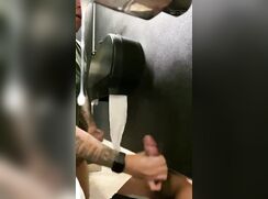 Helping a Big Cock Cum Understall