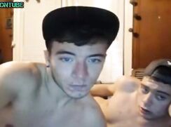 BOYS AT THE FIRST TIME ON BED