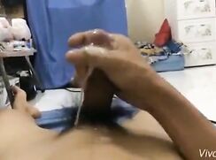 Dnz thick dicked Asian lad