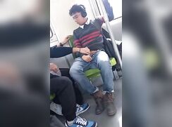 Horny Students  on the subway