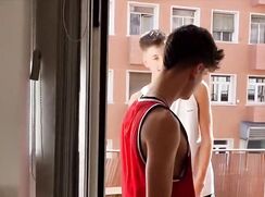 Boys holiday romance in Spain