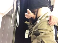 [ABX][2][605] - Public jerk off - fitting room