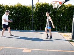 Basketball Boys on the court