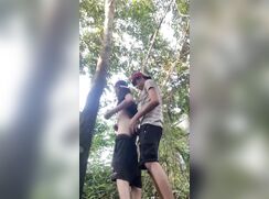 Twinks Fuck in the Woods-one cums 199
