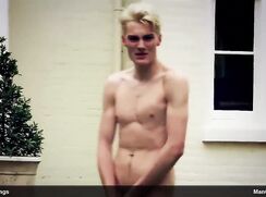 Fashion Model Photo Shoot with Nude