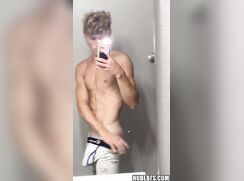 Big boner blond twink