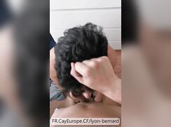 French Bernard likes to deep-dive a cock down his throat