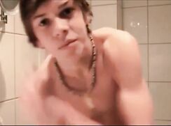 Rubax Video - Cute Skinny 6 Pack Abs Twink Strips Wanks Cums All Over