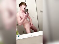 Rubax Video - Cute Boy Has A Cam Wank In Bathroom