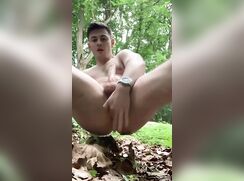 Hot young exhib jerks