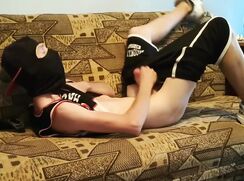 [ABX][2][820] - Massive cum masturbate basketball uniform buffalo sneakers