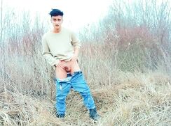 [ABX][2][859] - Twink squeezes balls and ruins own orgasm with...