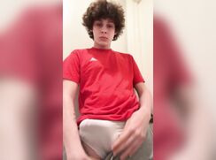 Cute Guy jerking his really cute dick