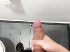 [ABX][2][872] - 19yr old with 8” dick ruins bathroom wall with cum