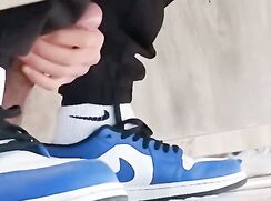 Spying on masturbating boys in public restroom 5