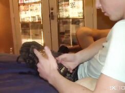 Wait your turn used ass porn gang sex