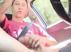 big dick masturbates while driving boys porn
