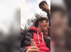 Two Cam Boys Play It Outside Star Gay Porn OF