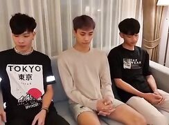 Hot japanese gay threesome