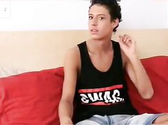 Hot latino boy exploring his body