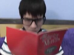 Kyler Moss is fucked by nerdy classmate after school