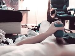 [ABX][2][884] - Good boy Alex plays with his new toy