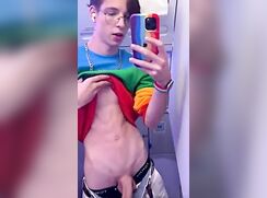 18yo Boy Sasha Joins The Mile High Club ✈️