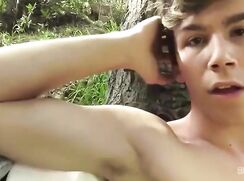 Rubax Video - Wanking and helping hand in the woods...